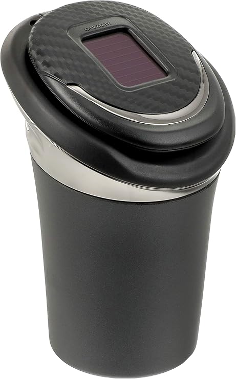 Amazon カーメイト 車用 灰皿 ソーラーアッシュx カーボン調 ブラックメッキ Dz384 車 バイク 車 バイク