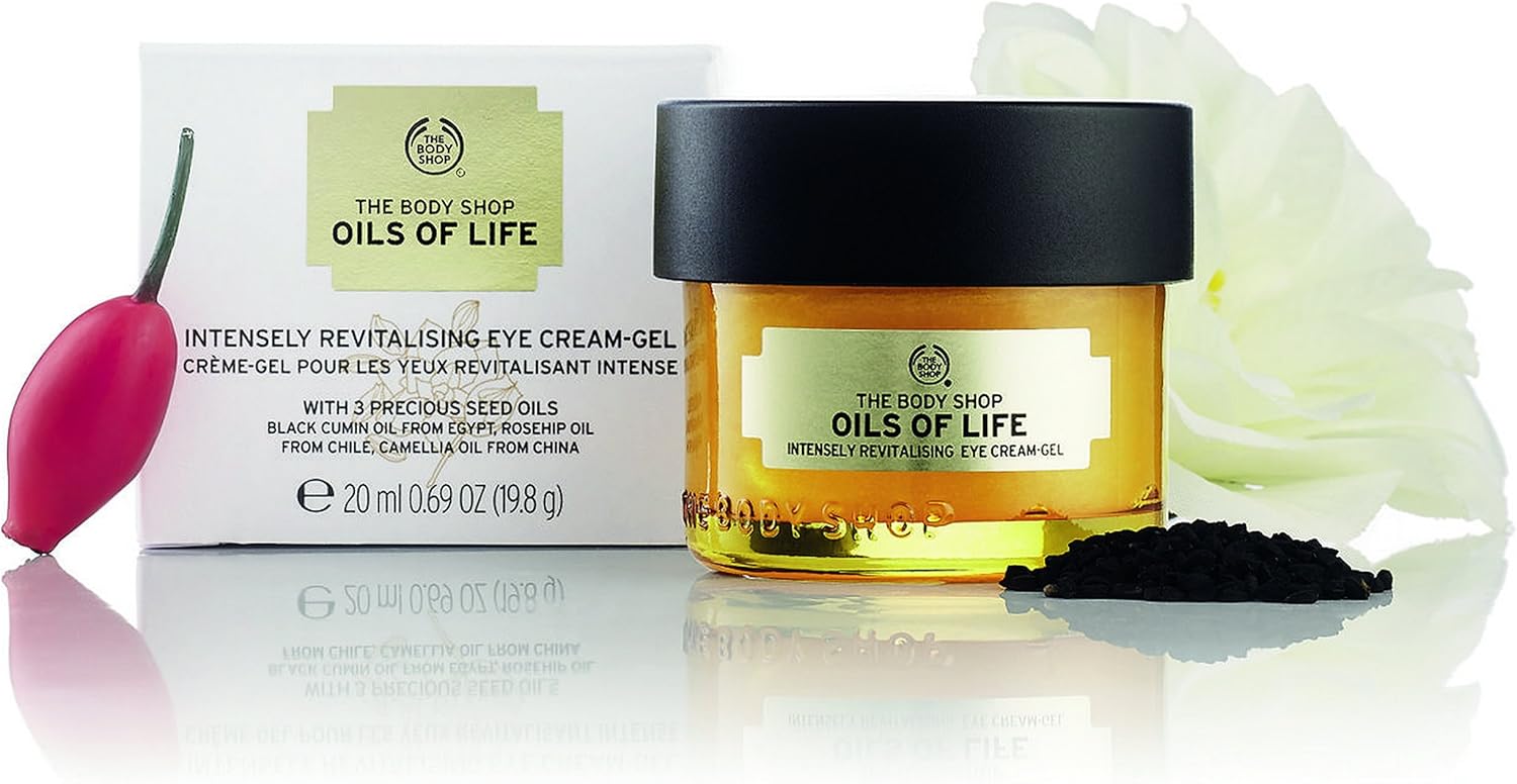 body shop oils of life eye cream before and after