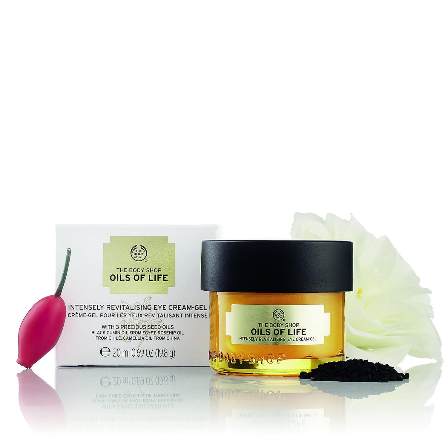 body shop oils of life eye gel review