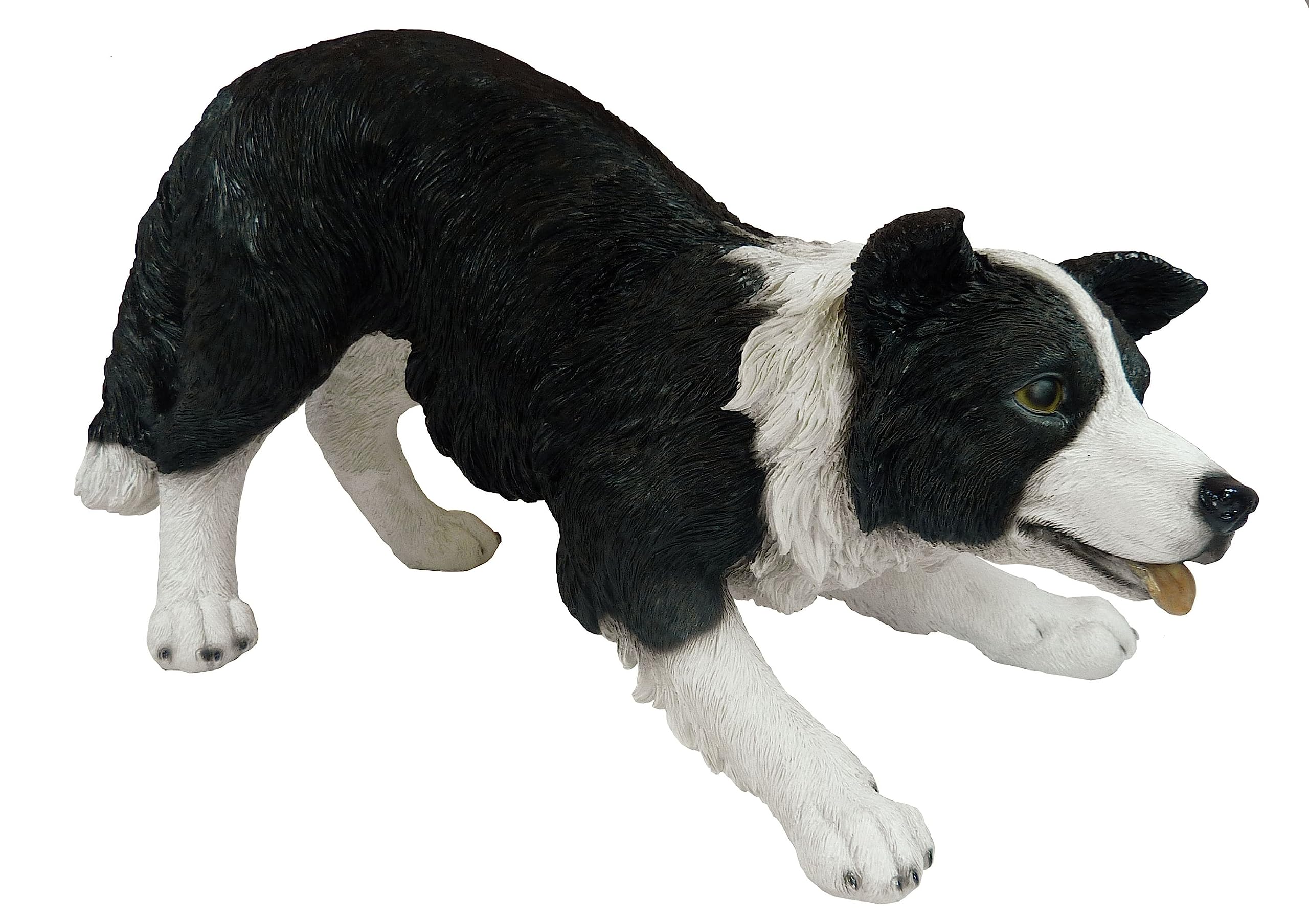Real Life Medium Sheepdog Garden Ornament (SizeF)