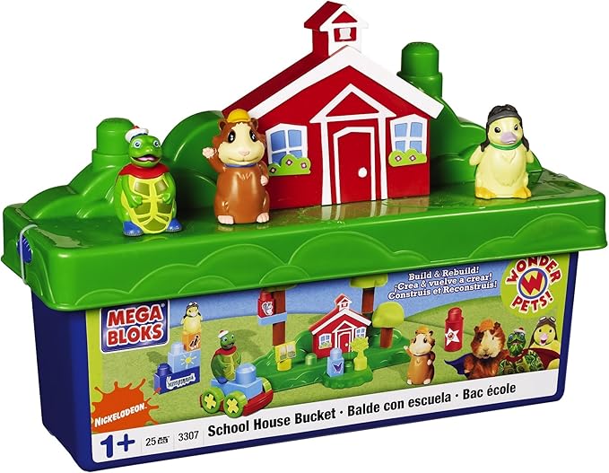 Mega Bloks Wonder Pets School House Bucket Amazon.co.uk Toys & Games
