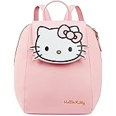 Get Trend Hello Kitty Sanrio Backpack for Women, Teens, Mini PU Leather Daypack with Adjustable Straps, Kawaii Travel Bag for School, Work, Gifts for Women (Pink Hello Kitty)