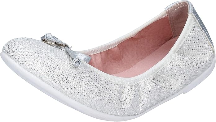 childrens white ballet pumps