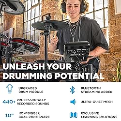 Alesis Nitro Max Kit Electric Drum Set with Quiet