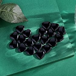 QINJIEJIE 20 PCS Natural Heart Healing Crystals