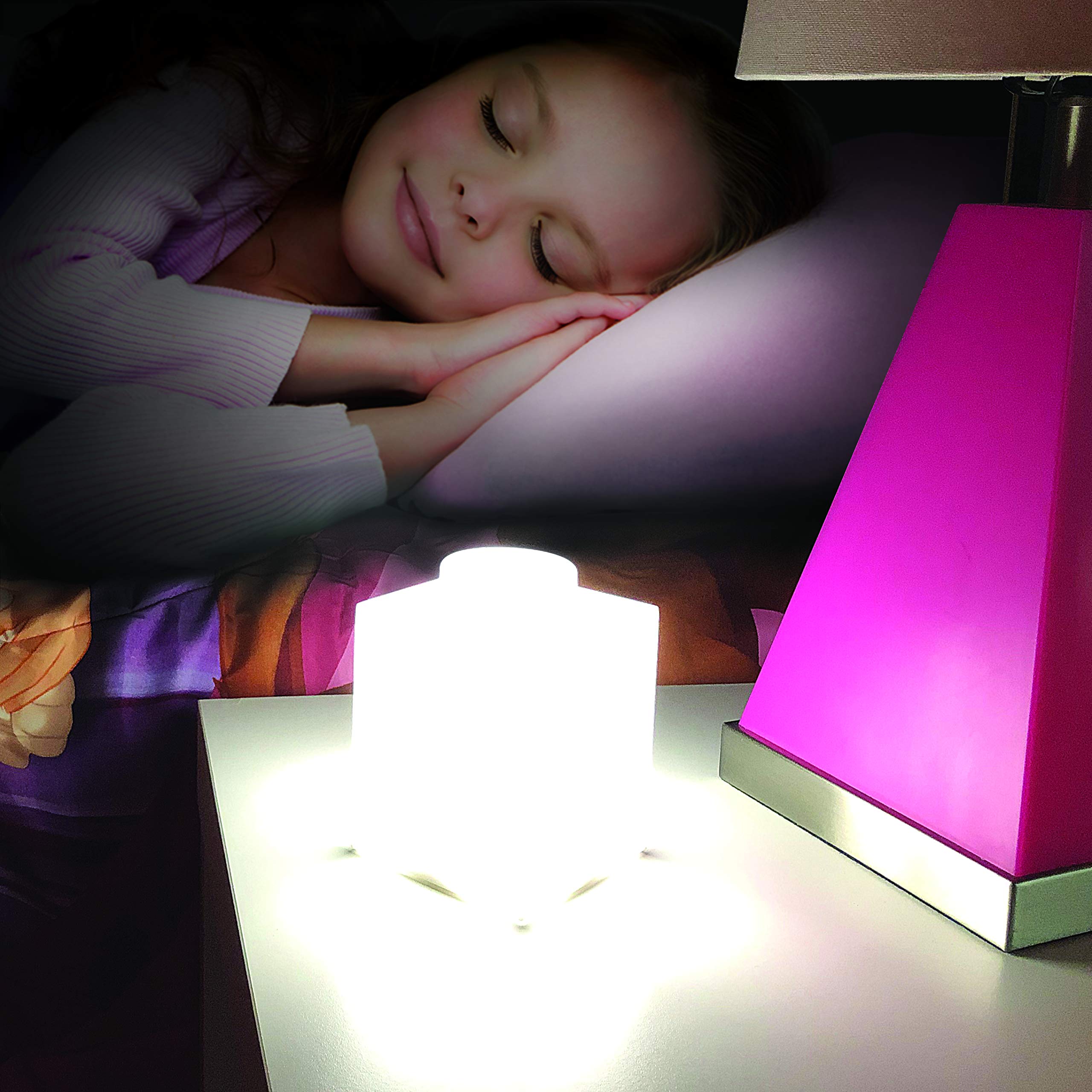 IQ LEGO Iconic 1x1 Silicone Brick Night Light - White
