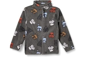 Amazon Essentials Disney | Marvel | Star Wars Boys and Toddlers' Polar Fleece Full-Zip Mock Jackets