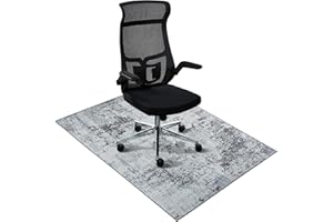 PHONTAIK Office Chair Mat, Chair Mats with Non-Slip Backing, 36x48 Desk Chair Mat for Floors Protection, Easy-to-Clean Offices Rug, Noise-Reduced Chair Mats for Hardwood Floors, Floor Mat for Office Chair