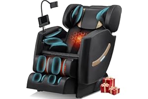 LETVBRFXY 2026 Upgraded Version Massage Chair Full Body, Zero Gravity Massage Chair with 10 Fixed Rollers, Shiatsu Massage Recliner Chair, 6 Auto Mode, Airbags, Heating, Touch Screen Controller, Pain Relief