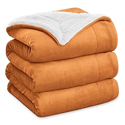 Bedsure Sherpa Fleece Queen Size Blankets for Bed