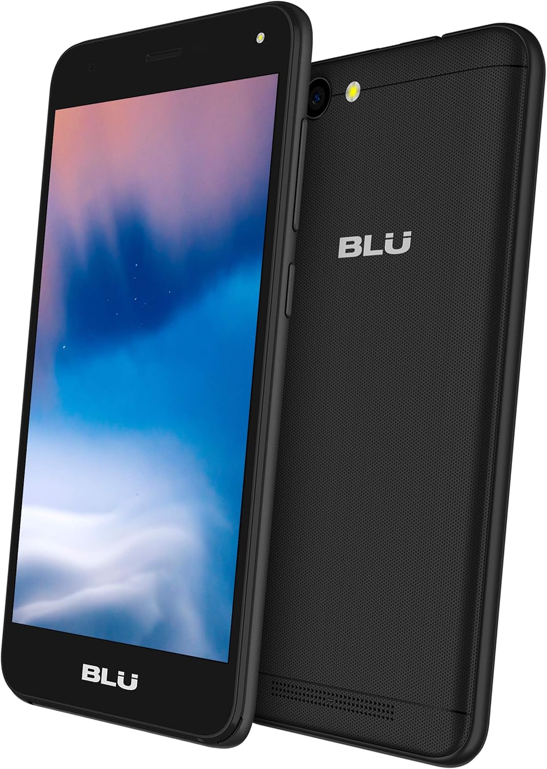 BLU Advance S5 HD – Unlocked Single Sim Smartphone, 16GB+1GB RAM -Black