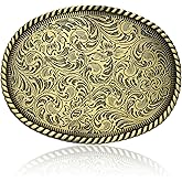 KOORASY Western Belt Buckle Antique Engraved Flower Belt Buckle for Men Women Halloween Christmas Gifts
