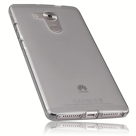 mumbi Schutzhülle für Huawei Mate 8 Hülle transparent schwarz