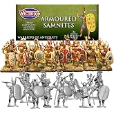 Wargames Delivered - Victrix Ancient Armoured Samnites with Bonus Miniature STL Download - 28mm Multipose 24 Miniature Figures, Javelins &amp; Shields for Wargaming &amp; Tabletop Strategy Games
