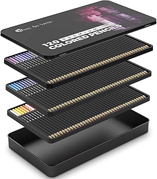 Castle Art Supplies 120 Colored Pencil Set for artists