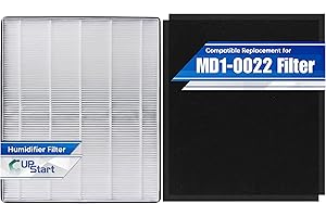 MD1-0022 Replacement Filter for Vornado Air Purifier H13 True HEPA Filters - Compatible with Vornado AC300 AC350 AC500 AC550 