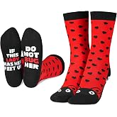InnoBeta Ladybug Gifts Accessories Stuff for Women One Size Crew Sock for Ladybug Lovers Women on Birthday Christmas