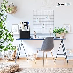 Adir Blue Print Storage Organizer Cart - Wooden