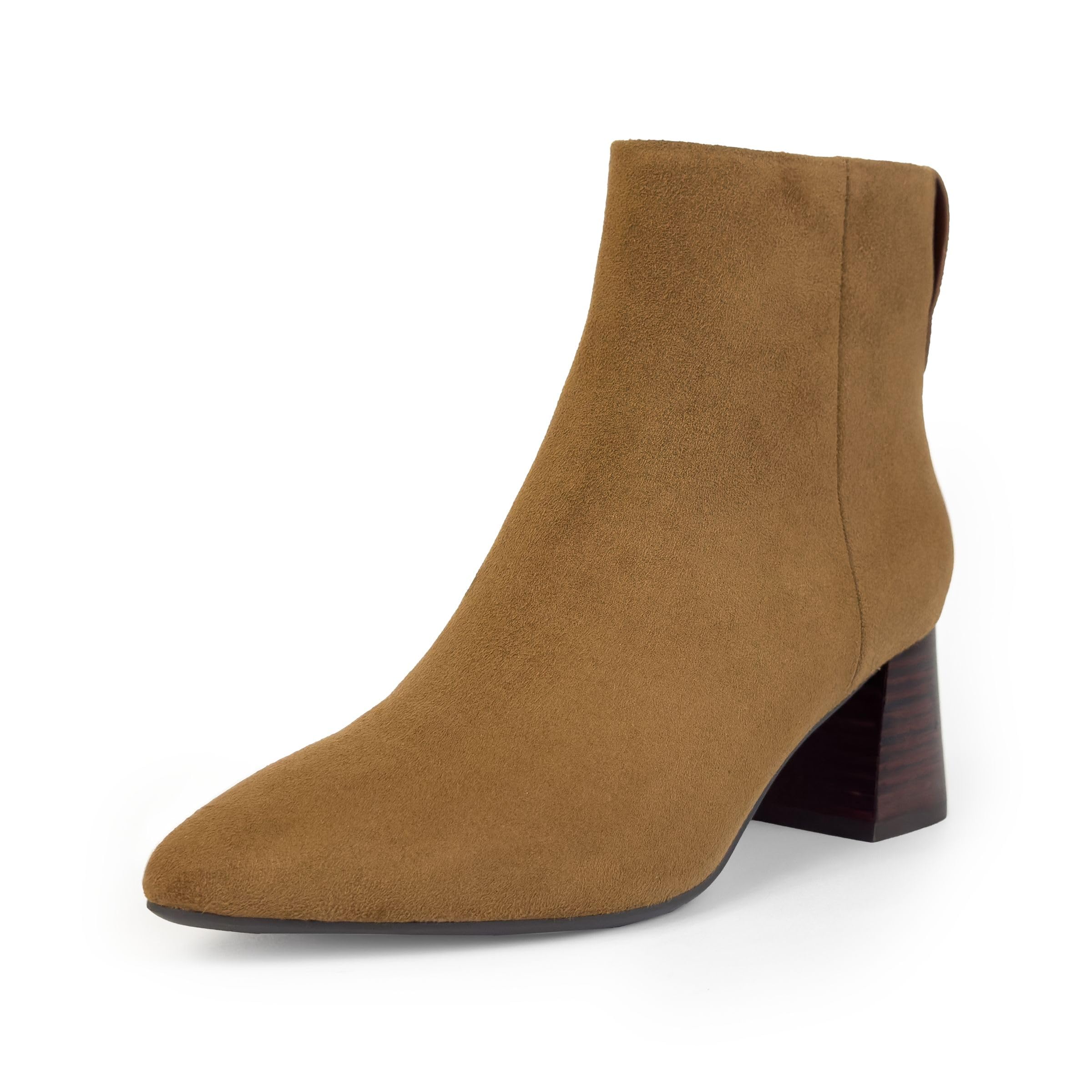 Aerosoles Women’s ENOCH Bootie, Tobacco Faux Suede, 11W