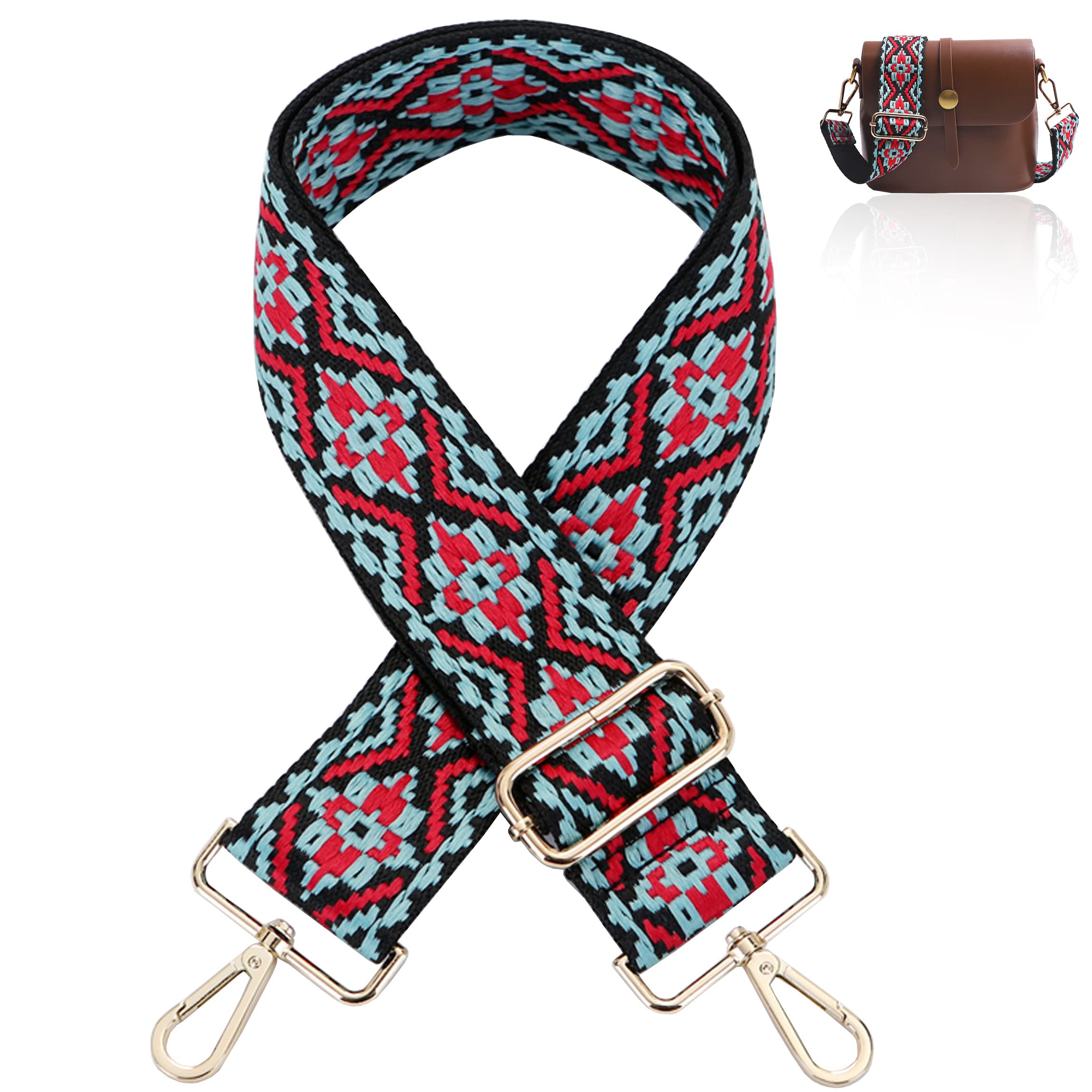 Adjustable Wide Shoulder Strap Replacement Belt Crossbody Canvas Bag Handbag