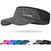 Sukeen Sports Sun Visor Men Women Lightweight Packable Cooling Stretchy Visor Hat for Running, Tennis, Golf