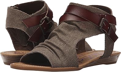 canvas gladiator sandals