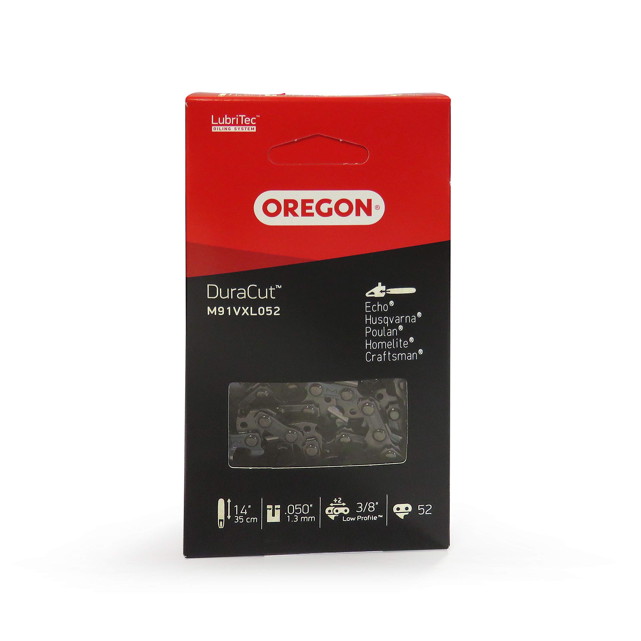 Oregon DuraCut M91VXL Saw Chain to fit 14-Inch Husqvarna, McCulloch, Ryobi, Bosch Chainsaws, 52 Drive Links