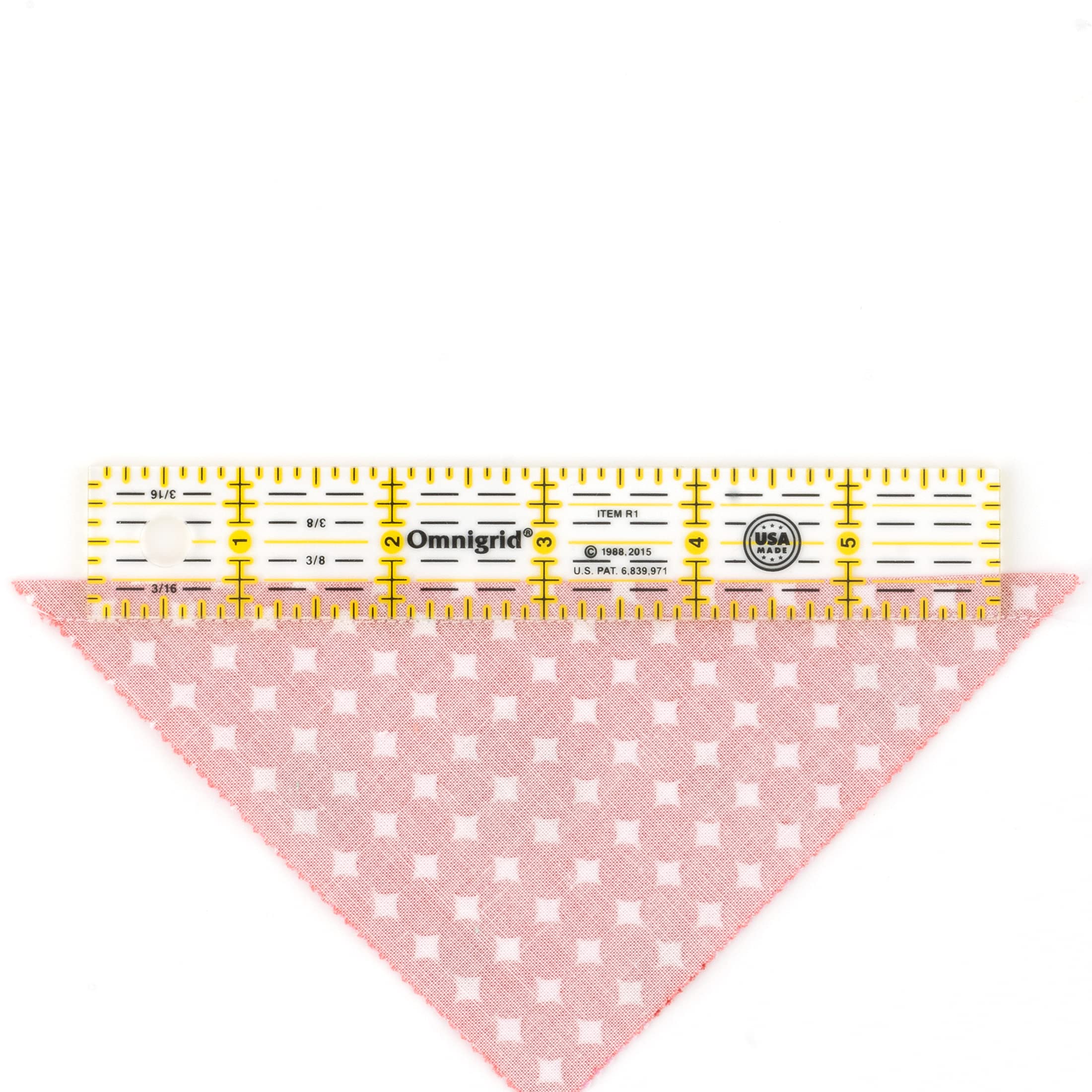 Omnigrid 1 x 6-Inch Ruler, Clear Quilting and Sewing Ruler