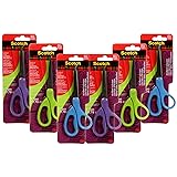 Scotch 7-Inch Student Scissors, Blue, Green, and