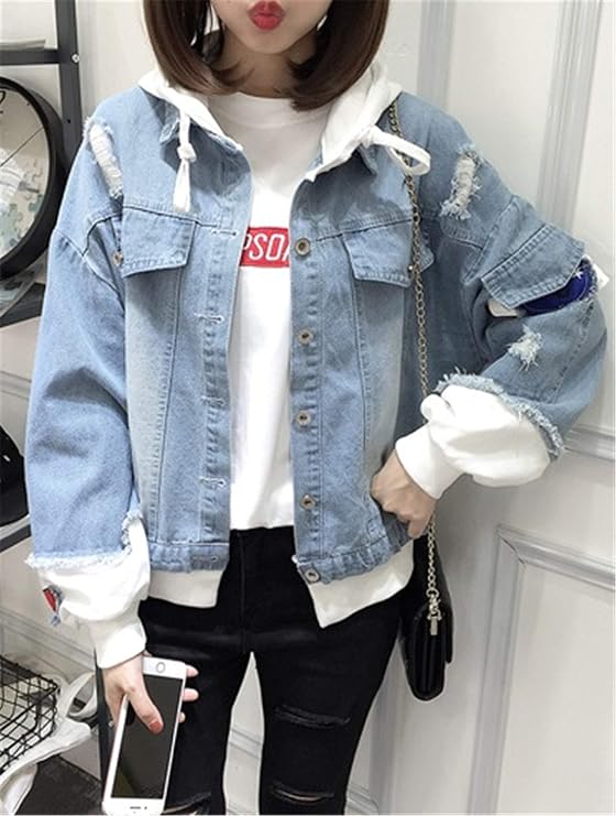 Naruto Stylish Hooded Denim Jacket 