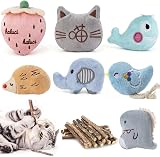 SeaMorn Cat Toys 30 Silvervine Sticks 7 Catnip Toys Interactive Dental view 1