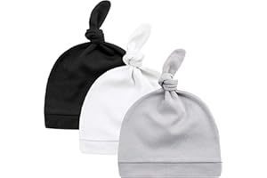 KiddyCare Newborn Baby Hospital Hat for Boy/Girl | Doctor Developed Baby Hats 0-6 Months, Baby Beanies for Infant Babies