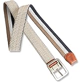 LAEZ Golf Belts for Men - Reversible Braided Belt for Jeans, Pants and Slacks, Gifts for Him (Classic Combo)