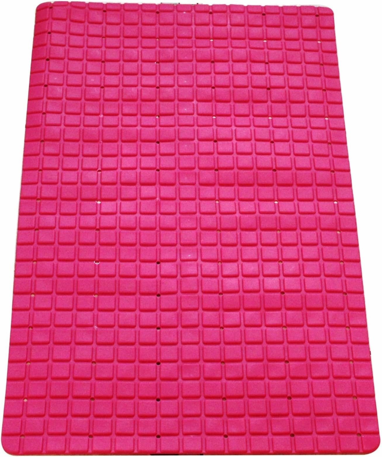 Zmum67 New Non slip pvc bath shower mat Bright Colours Large Rectangle Shape Hot Pink