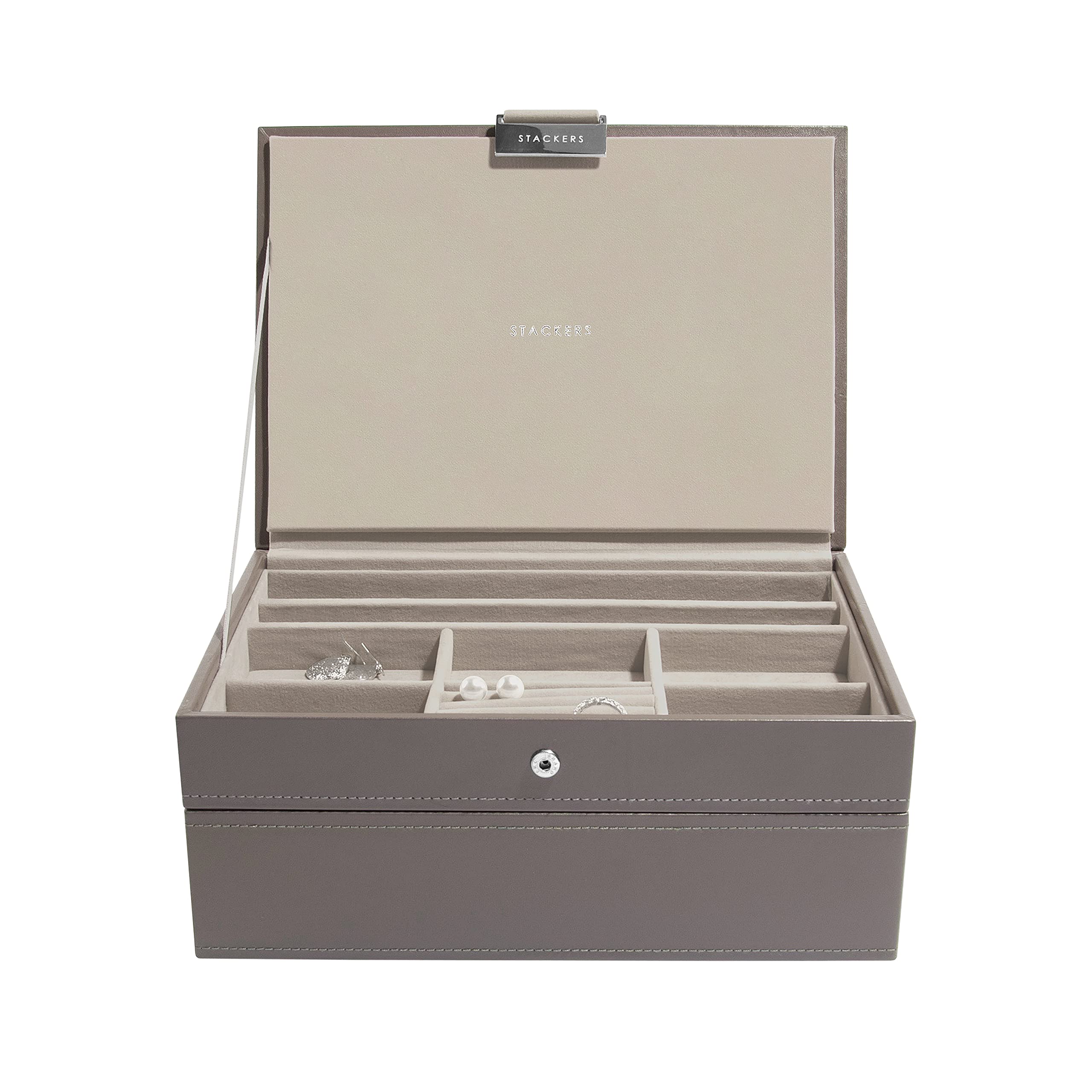 Stackers Mink Classic Jewellery Box, Set of 2