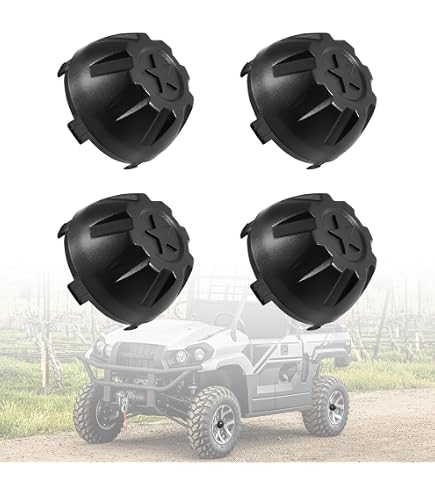 POKIAUTO Wheel Hub Caps for Kawasaki Mule PRO-MX EPS LE SE 2019