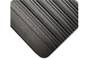 Wearwell 442.58x3x11BK Deluxe Tuf Sponge Mat, 11' Length x 3' Width x 5/8" Thick, Black