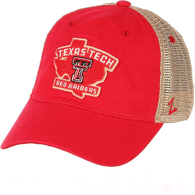 Zephyr NCAA Texas Tech Red Raiders Mens Heartland Relaxed Hat