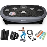 Lifepro Rumblex 4D Vibration Plate Exercise Machine with 7 Training Modes | 3 Motor Motion, Multiple Presets & Speeds, High W