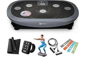 Lifepro Vibration Plate Machines – Full Body Workout, Recovery & Lymphatic Drainage with 4D Motion, Silent Operation, Joint Support, & Triple Motor Technology for Circulation, Fat Burn & Toning