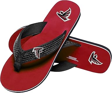 red sequin flip flops