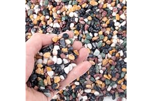 AVALUTION Aquarium Gravel for Plants -2.4lb Fish Tank Gravel for Succulent Cactus & Bonsai, 1/4Inch Decorative River Rocks Pebbles for Gardening, Flower Pots, Landscaping, Terrarium