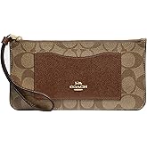 COACH Signature PVC Zip Top Wallet