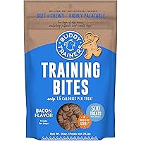 Buddy Biscuits Training Bites for Dogs, Low Calorie Dog Treats Baked in The USA, Bacon 10 oz.