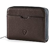 Vaultskin Mayfair Premier Leather Zip Wallet - Ultimate RFID Safety, Streamlined for Style & Functionality for Men and Women