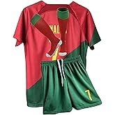Boys Soccer Jerseys Training Uniform Soccer Jerseys for Kids Youth Soccer Fans Jerseys Gift Kit Set