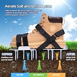 Ohuhu Lawn Aerator Shoes with 5.5cm Spikes and 900D Straps view 2