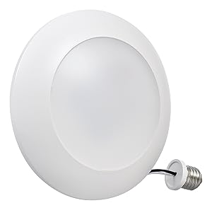 Sylvania Home Lighting 75046 Light Disk Sylvania Ultra LED 85w Equivalent, Dimmable, Efficient 13W, Daylilght 5000K