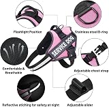 Belababy Soft No Pull Dog Harness X Small Adjustable Reflective Pink view 3