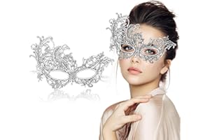 FunMular Masquerade Mask for Women Lace Masks Venetian Masquerade Party Costume Party Halloween Carnival Fit for Adults, Soft